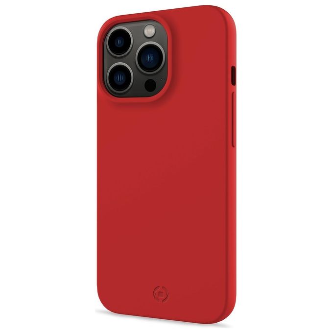 Celly Planet Eco Cover per iPhone 13 Pro Rosso
