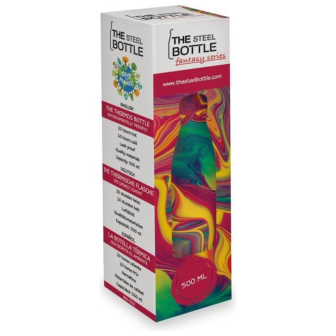 SteelBottle Bottiglia Termica 500ml Smoky Colors