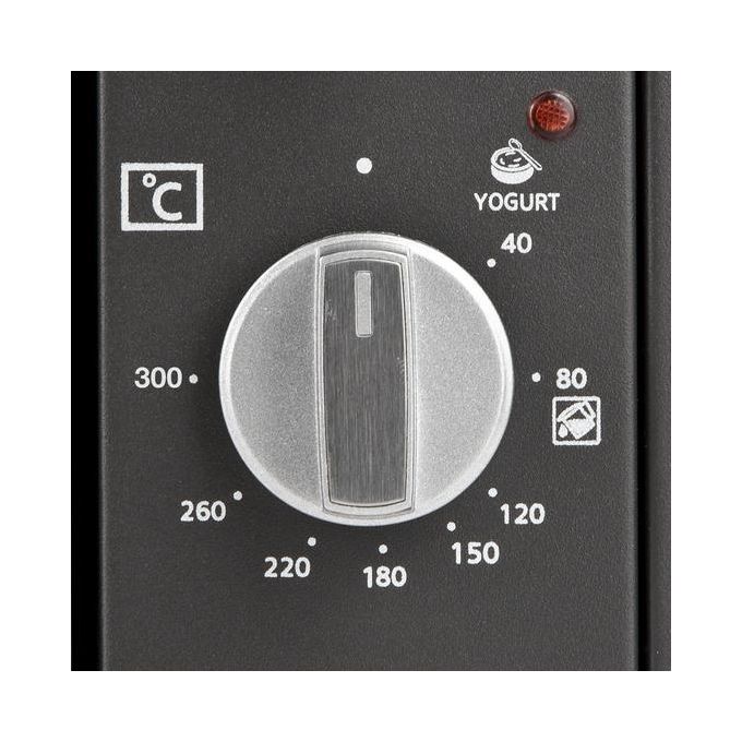 Girmi FE58 Grancotto 58 Forno Elettrico Ventilato 58 L 1800 W Girarrosto Termostato 40 300°C Timer 90 min colore Grigio