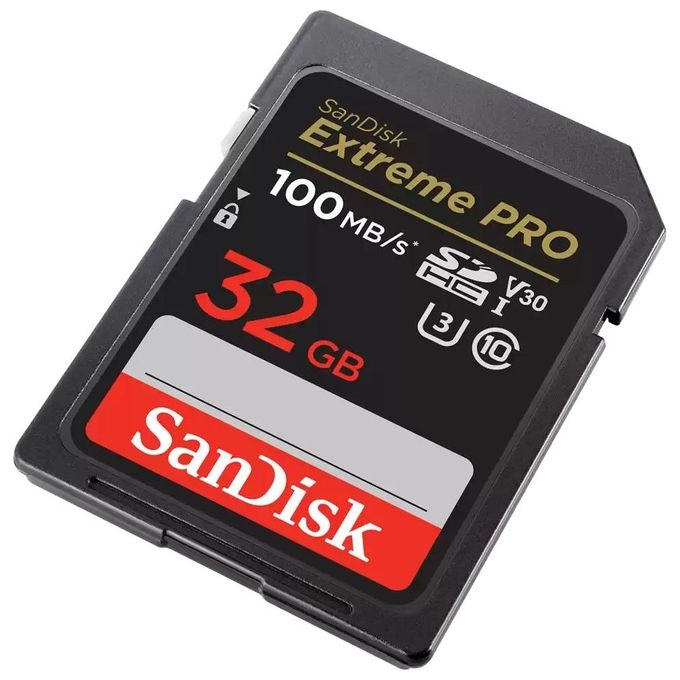 SanDisk SDSDXXO-032G-GN4IN Extreme PRO Scheda SD SDHC 32 GB 100 MB-s UHS-I Classe 10 U3 V30 colore Nero