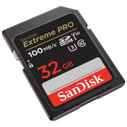 SanDisk SDSDXXO-032G-GN4IN Extreme PRO Scheda SD SDHC 32 GB 100 MB-s UHS-I Classe 10 U3 V30 colore Nero