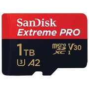 SanDisk SDSQXCD-1T00-GN6MA Extreme PRO MicroSDXC 1TB UHS-I U3 V30 A2 Classe 10 200 MB-s colore Nero Rosso
