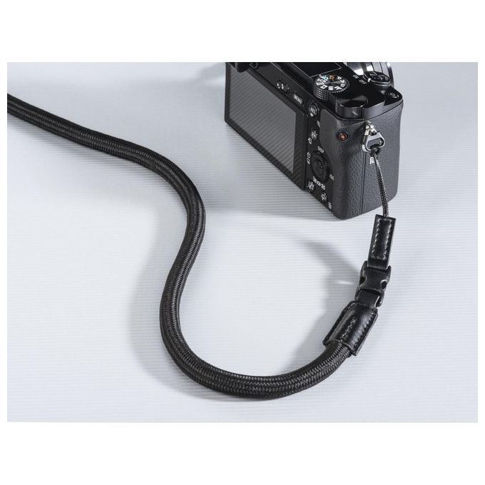 Hama Braid 120 Tracolla per Fotocamera Nylon Nero