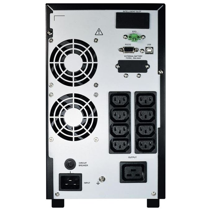 Tecnoware EXA PLUS Gruppo di Continuita' UPS Line Interactive Sinusoidale 4500VA 3150W 8 Prese IEC Display LCD