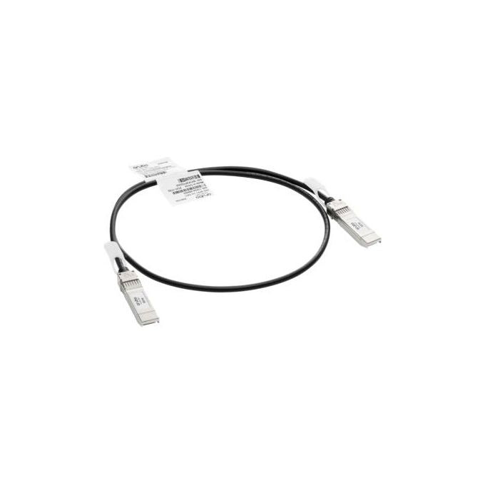HPE R9D19A Aruba Instant On Cavo Direct Attach Copper SFP+ SFP+ 10 Gbit-s 1 m colore Nero Argento