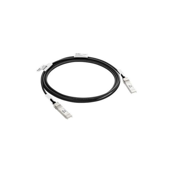 HPE R9D20A Aruba Instant On Cavo Direct Attach Copper DAC SFP+ SFP+ 10 Gbps 3m colore Nero Argento