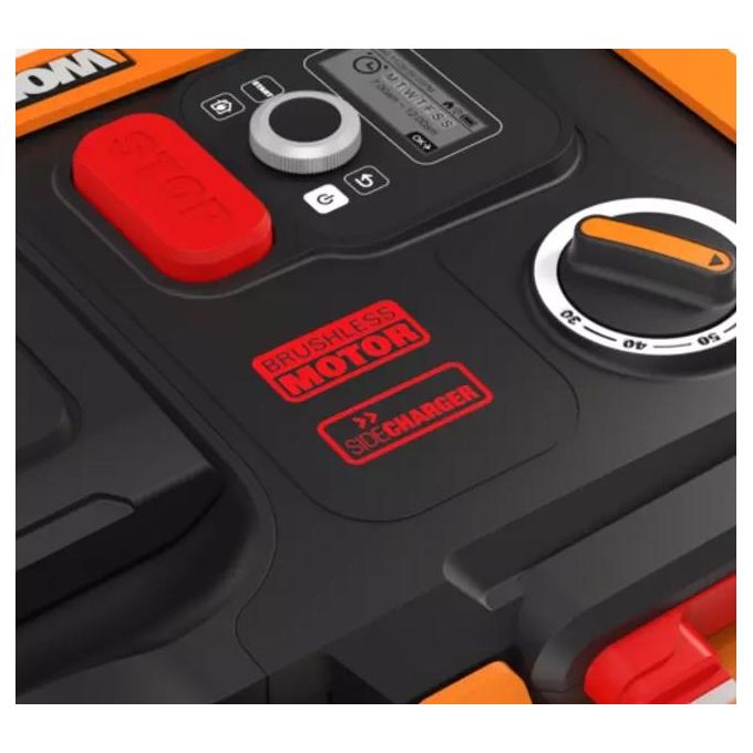 Worx WR165E Landroid M500 Robot Rasaerba 500 m² 18 cm taglio Wi-Fi Bluetooth 60 dB colore Nero Arancione