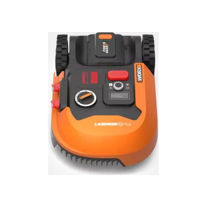 Worx WR165E Landroid M500 Robot Rasaerba 500 m² 18 cm taglio Wi-Fi Bluetooth 60 dB colore Nero Arancione