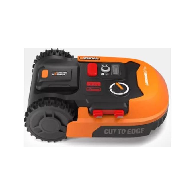 Worx WR165E Landroid M500 Robot Rasaerba 500 m² 18 cm taglio Wi-Fi Bluetooth 60 dB colore Nero Arancione