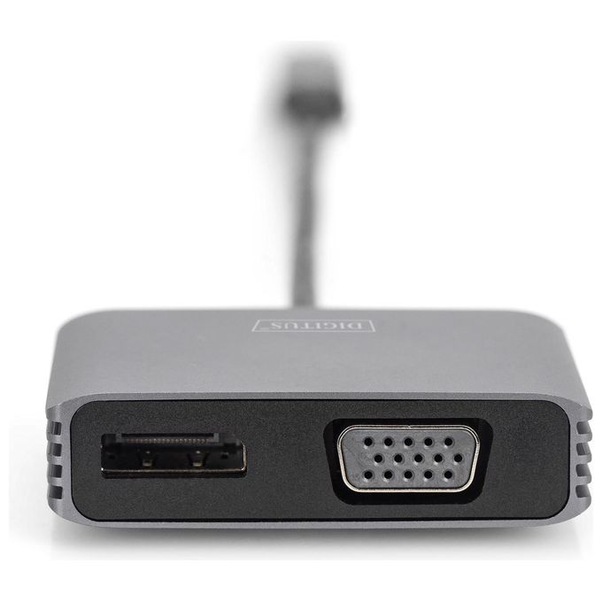 Digitus Adattatore Grafico Usb Type-C 4k 2in1 Displayport  Vga