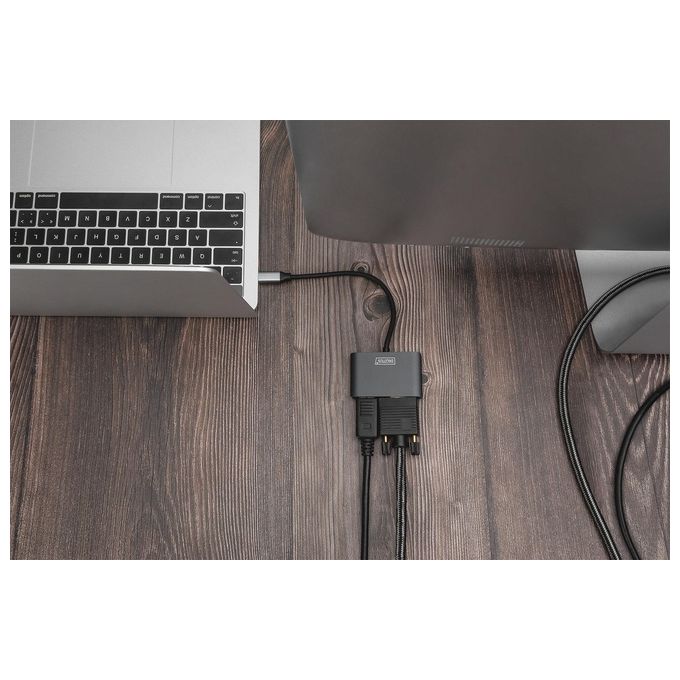 Digitus Adattatore Grafico Usb Type-C 4k 2in1 Displayport  Vga