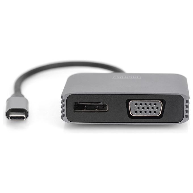 Digitus Adattatore Grafico Usb Type-C 4k 2in1 Displayport  Vga