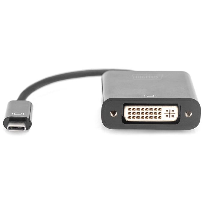 Digitus DA-70829 Adattatore Video USB Type-C DVI Full HD 1920x1080 Pixel Plug and Play colore Nero