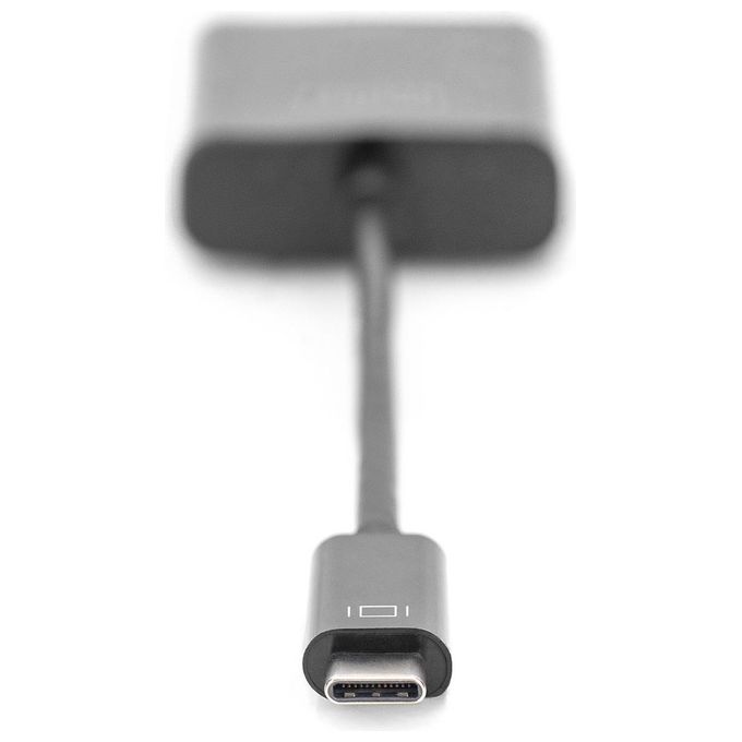 Digitus DA-70829 Adattatore Video USB Type-C DVI Full HD 1920x1080 Pixel Plug and Play colore Nero