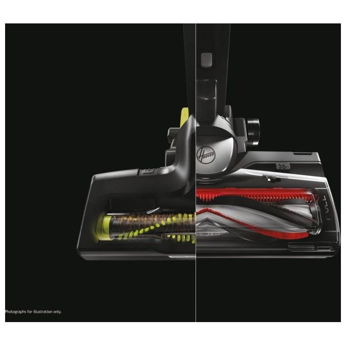 Hoover HF522STP 011 HF500 Aspirapolvere a Bastone Senza Sacchetto Ciclonico 0,45 L 45 min autonomia 290 W colore Grigio