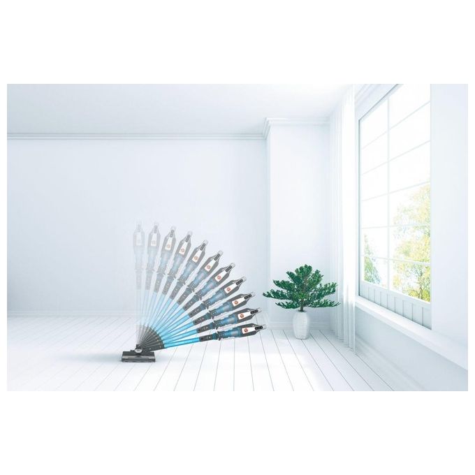 Hoover HF522STP 011 HF500 Aspirapolvere a Bastone Senza Sacchetto Ciclonico 0,45 L 45 min autonomia 290 W colore Grigio