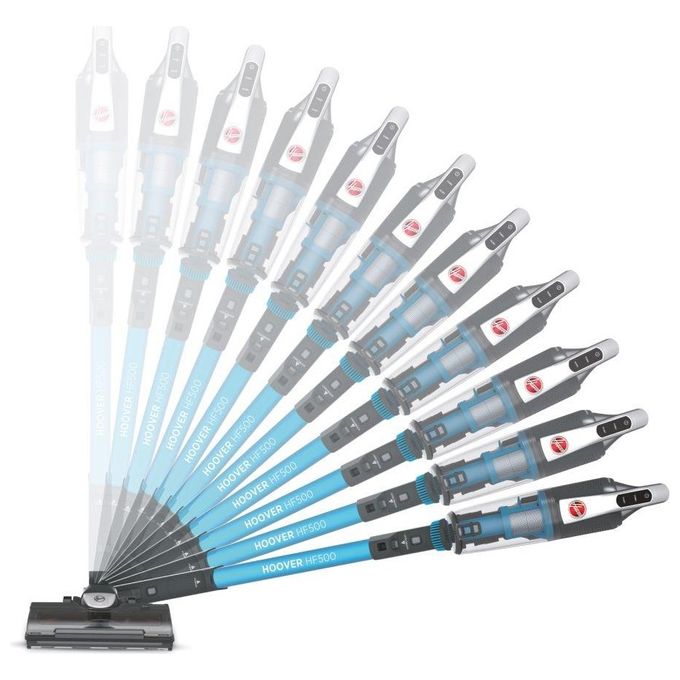 Hoover HF522STP 011 HF500 Aspirapolvere a Bastone Senza Sacchetto Ciclonico 0,45 L 45 min autonomia 290 W colore Grigio