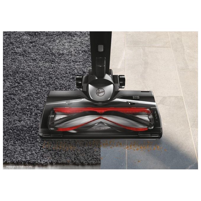 Hoover HF522STP 011 HF500 Aspirapolvere a Bastone Senza Sacchetto Ciclonico 0,45 L 45 min autonomia 290 W colore Grigio