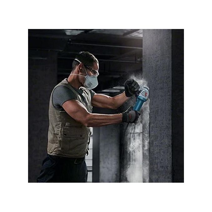 Bosch Professional GWS 9-125 S Smerigliatrice Angolare, Impugnatura Supplementare, Flangia di Montaggio, Dado di Serraggio, Cuffia di Protezione, Confezione in Cartone, Ø Disco 125 mm, Potenza 900 W