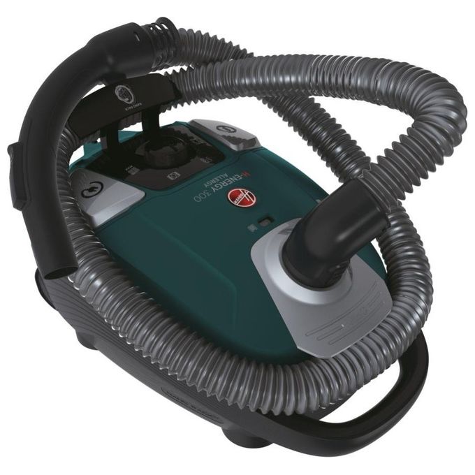 Hoover HE330ALG 011 H-ENERGY 300 Aspirapolvere a Traino Con Sacco 3.5 L 850W Filtro EPA Raggio 9.5m colore Verde
