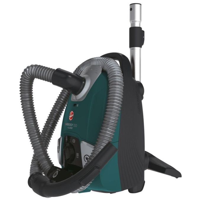 Hoover HE330ALG 011 H-ENERGY 300 Aspirapolvere a Traino Con Sacco 3.5 L 850W Filtro EPA Raggio 9.5m colore Verde