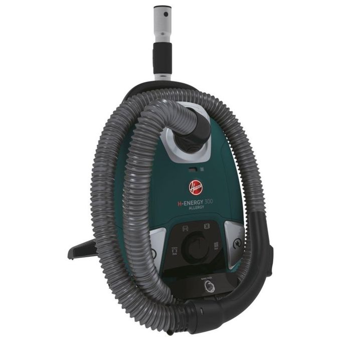 Hoover HE330ALG 011 H-ENERGY 300 Aspirapolvere a Traino Con Sacco 3.5 L 850W Filtro EPA Raggio 9.5m colore Verde