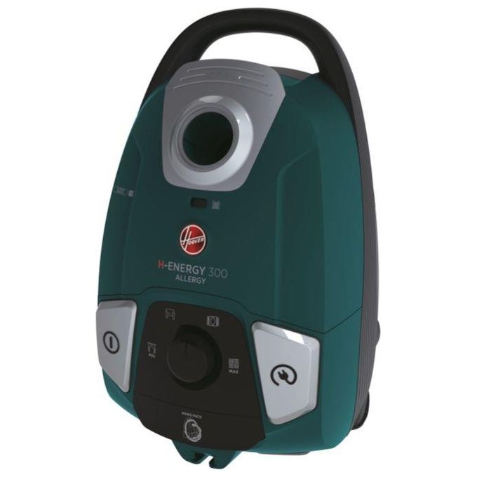 Hoover HE330ALG 011 H-ENERGY 300 Aspirapolvere a Traino Con Sacco 3.5 L 850W Filtro EPA Raggio 9.5m colore Verde
