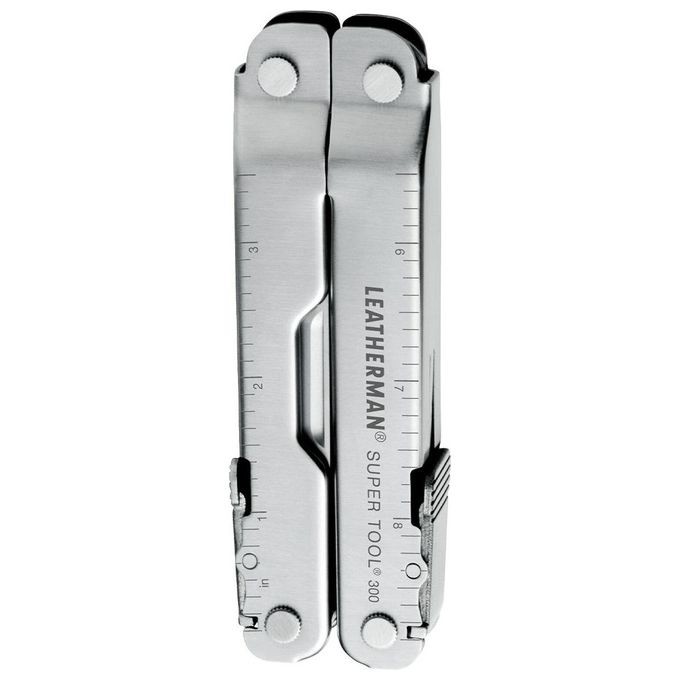 Leatherman LT300-N Super Tool 300 Multiutensile 19 in 1 con sistema di sicurezza colore Argento