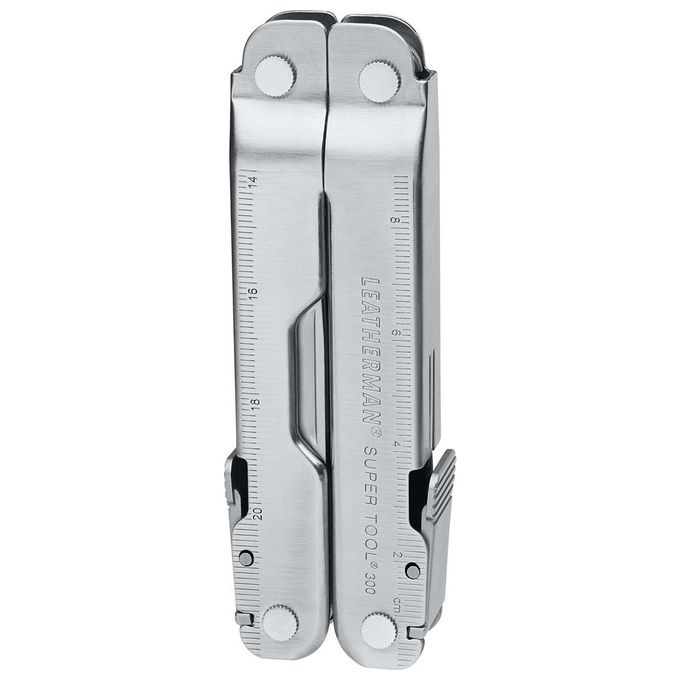 Leatherman LT300-N Super Tool 300 Multiutensile 19 in 1 con sistema di sicurezza colore Argento