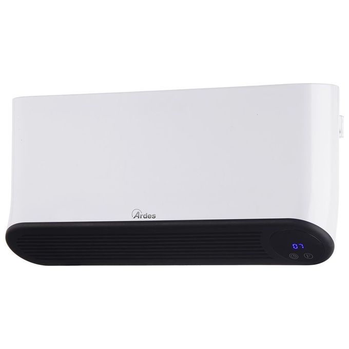Ardes AR4W05P Pareto Flex Termoventilatore Ceramico da Parete 2000W IP22 Timer 12h Telecomando colore Bianco