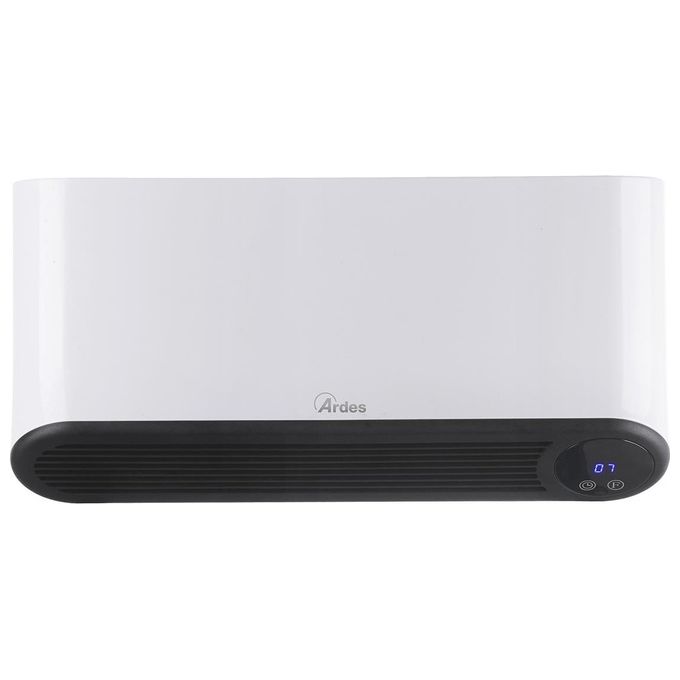 Ardes AR4W05P Pareto Flex Termoventilatore Ceramico da Parete 2000W IP22 Timer 12h Telecomando colore Bianco