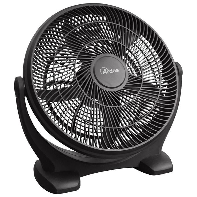 Ardes AR5A45 Ventilatore da Pavimento 45 cm 5 Pale 3 Velocita' 80 W 2808 m³-h 70 dB colore Nero