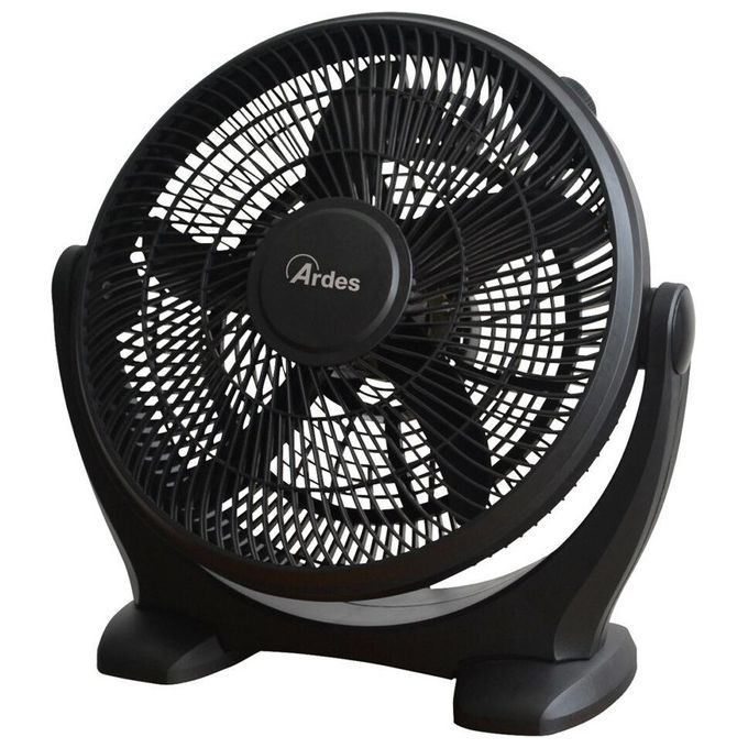 Ardes AR5A45 Ventilatore da Pavimento 45 cm 5 Pale 3 Velocita' 80 W 2808 m³-h 70 dB colore Nero