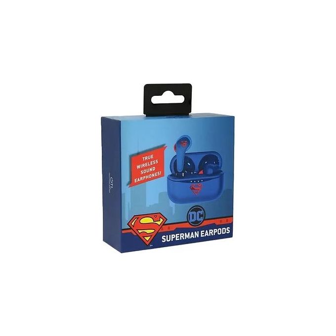 OTL Technologies DC0880 DC Comics Superman Auricolari TWS In-ear Bluetooth 5.0 autonomia 6h controllo touch colore Blu