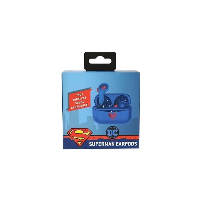 OTL Technologies DC0880 DC Comics Superman Auricolari TWS In-ear Bluetooth 5.0 autonomia 6h controllo touch colore Blu