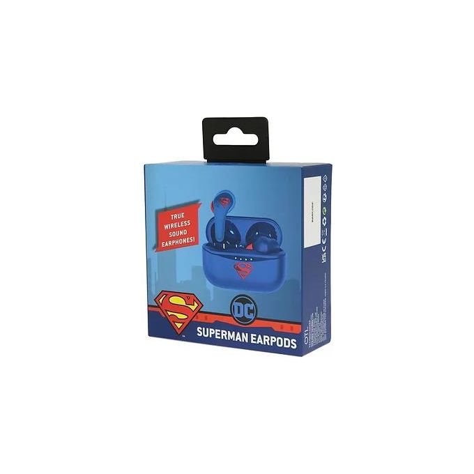 OTL Technologies DC0880 DC Comics Superman Auricolari TWS In-ear Bluetooth 5.0 autonomia 6h controllo touch colore Blu