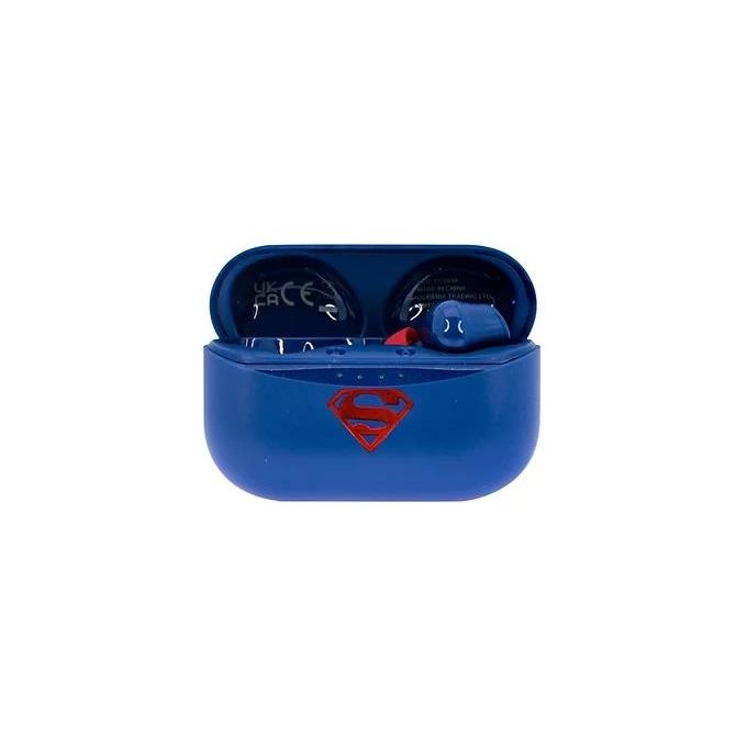 OTL Technologies DC0880 DC Comics Superman Auricolari TWS In-ear Bluetooth 5.0 autonomia 6h controllo touch colore Blu