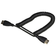 Link Cavo Hdmi Maschio-Maschio a Spirale Estensibile Fino a 1,60mt