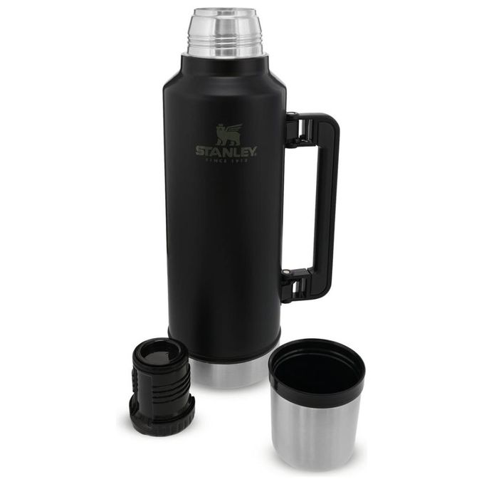 STANLEY 10-07934-004 Classic Legendary Thermos 1.9L Mantiene la Temperatura 45 Ore Senza BPA Acciaio Inox colore Nero