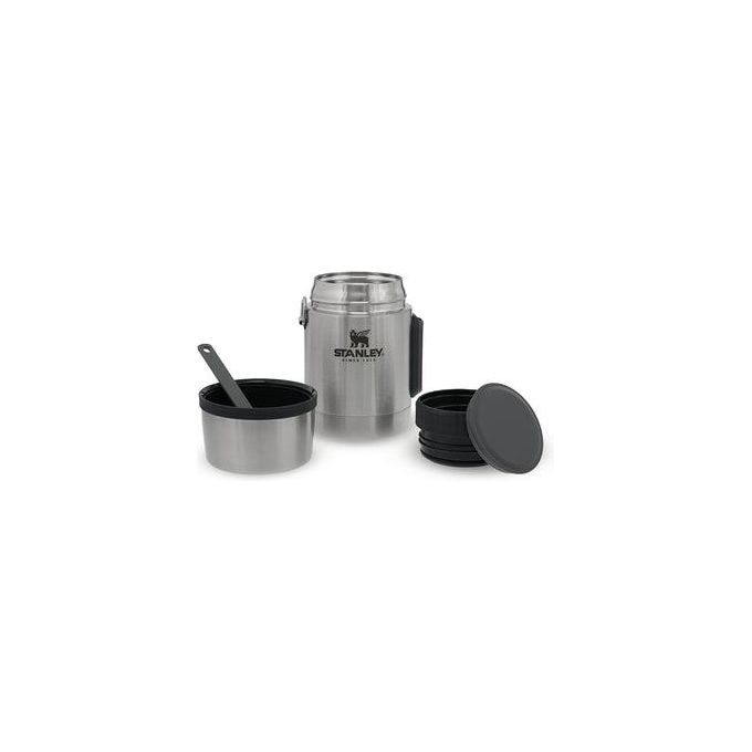 STANLEY 10-01287-032 Adventure Food Jar in Acciaio Inossidabile 0.53 L con Forchetta Integrata colore Argento