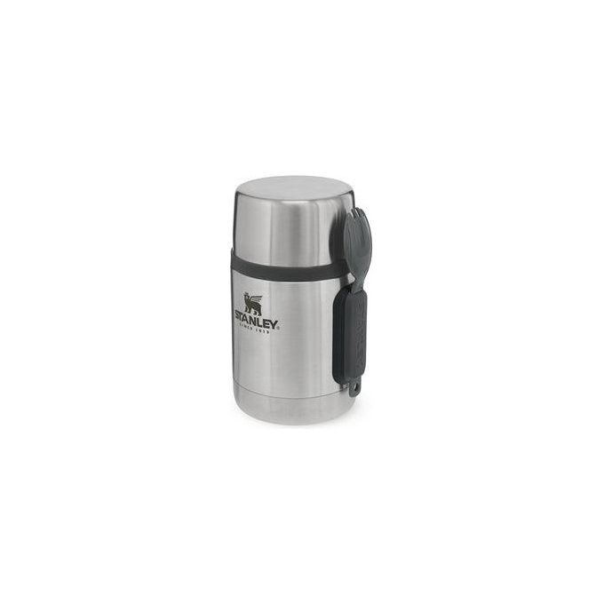 STANLEY 10-01287-032 Adventure Food Jar in Acciaio Inossidabile 0.53 L con Forchetta Integrata colore Argento