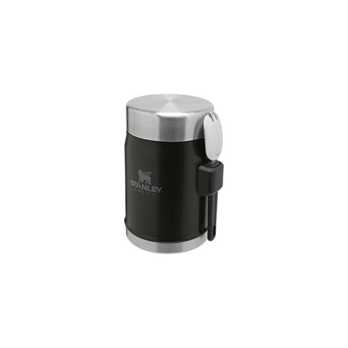 STANLEY 10-09382-005 Classic Food Jar Termos per Alimenti 0.4L Acciaio Inox 18-8 con Spork colore Nero Opaco