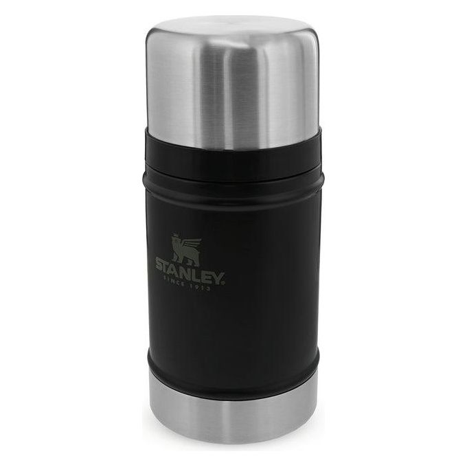 Stanley 10-07936-004 Thermos Alimentare 0,7 L Acciaio Inox Ermetico con Tazza Inclusa colore Nero
