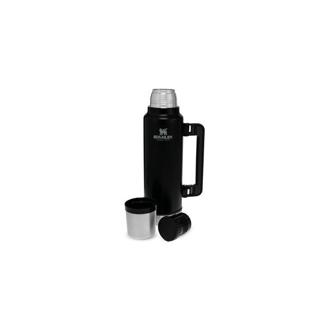 STANLEY 10-08265-002 Classic Bottiglia Termica 1.4 L Acciaio Inox Mantieni Caldo 40 Ore Freddo 35 Ore colore Nero