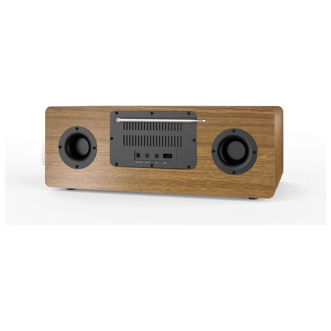 Denver MIR-270DW Radio Internet DAB+ FM CD Bluetooth 5.0 Wi-Fi 2x10W RMS colore Marrone