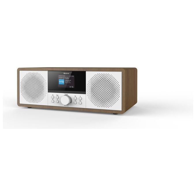 Denver MIR-270DW Radio Internet DAB+ FM CD Bluetooth 5.0 Wi-Fi 2x10W RMS colore Marrone