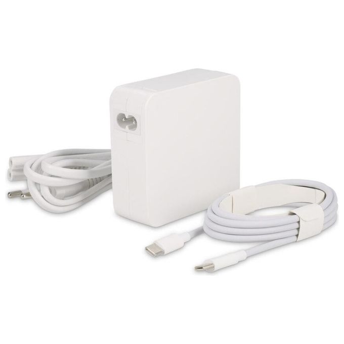 LMP W127153584 Adattatore di Alimentazione USB-C 96W 87W Power Delivery 3.0 con Cavo USB-C 1,5 m incluso colore Bianco
