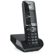 Gigaset S30852-H3001-B104 COMFORT 550 Telefono analogico Cornetta wireless con vivavoce rubrica 200 voci identificatore di chiamata e display TFT 2.2'' colore Nero
