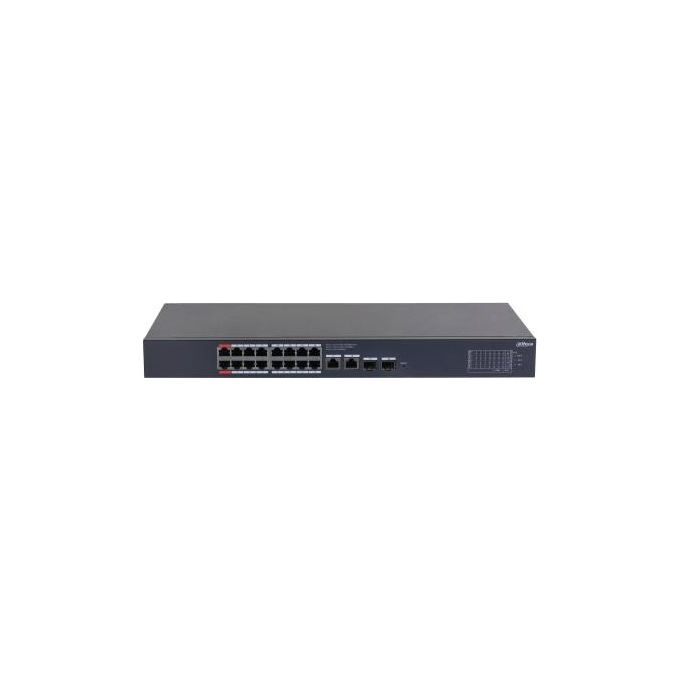Dahua Technology DH-CS4220-16GT-240 Switch Gestito L2 18 porte Gigabit Ethernet 16 porte PoE 240 W colore Nero