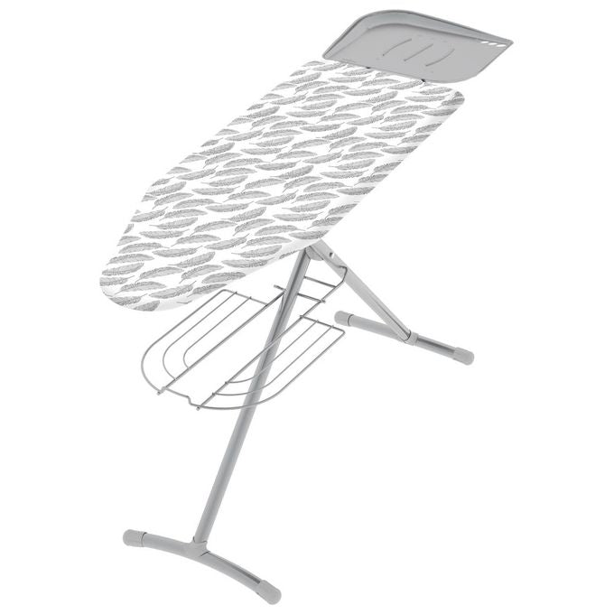 Colombo New Scal A142LB1W Turbo Asse da stiro 120x44 cm altezza regolabile 6 posizioni portacaldaia griglia rinforzata colore Grigio